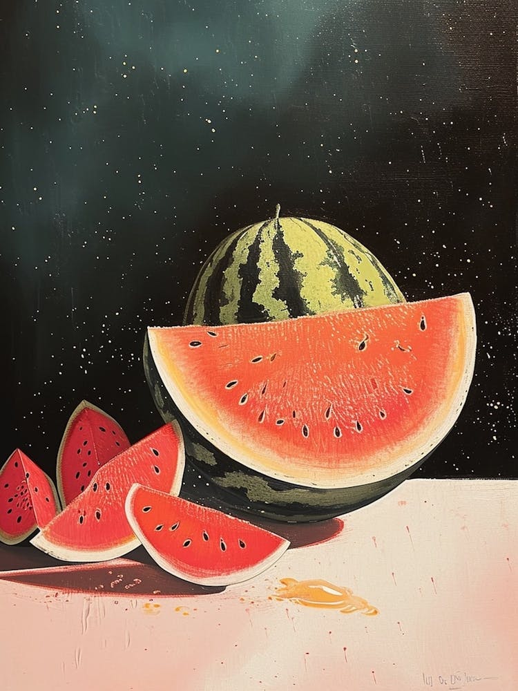 Art Deco Watermelon 1