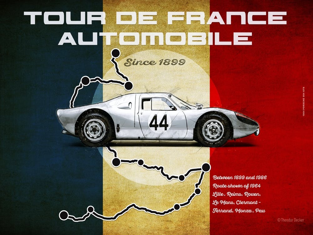 Tour De France Automobile P 904 Landschaft