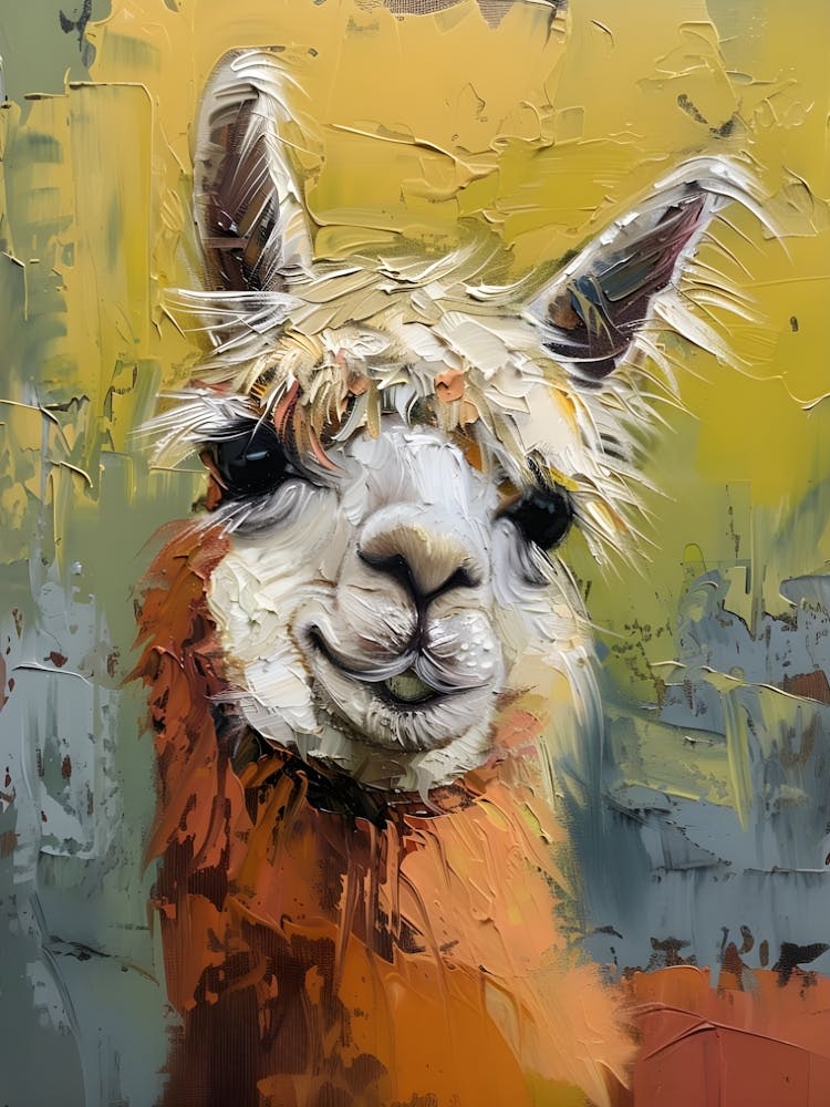 Alpaca Painting