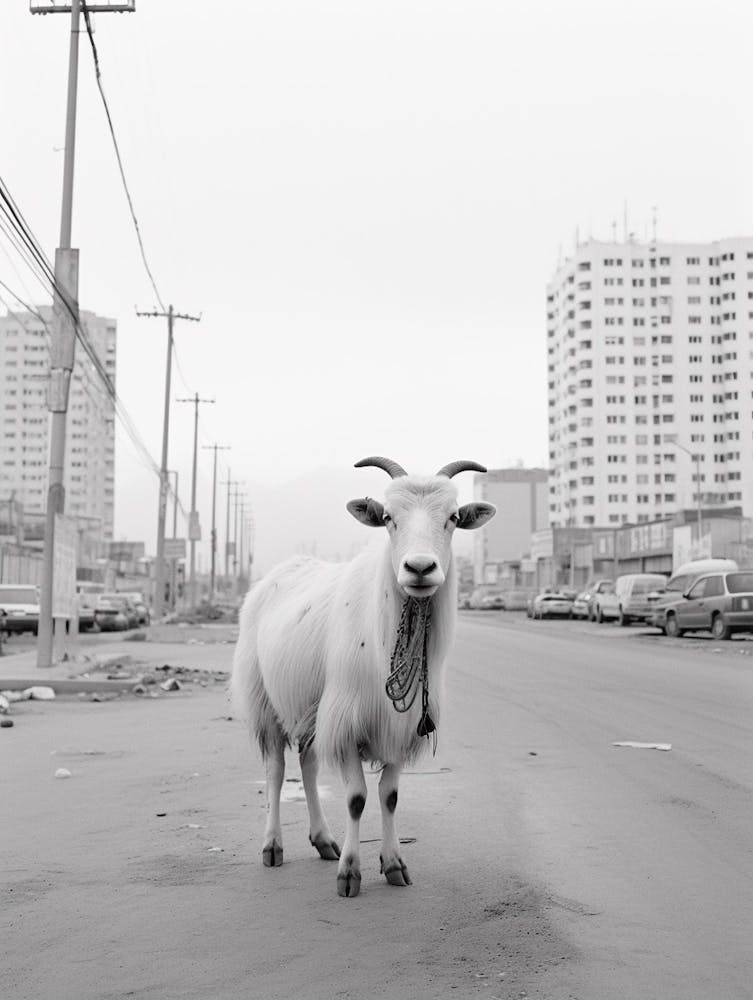 Ulaanbaatar, Mongolia, Black And White Old Photo 1