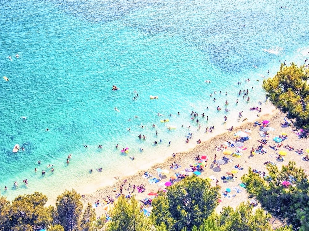Small Beach In Villefranche