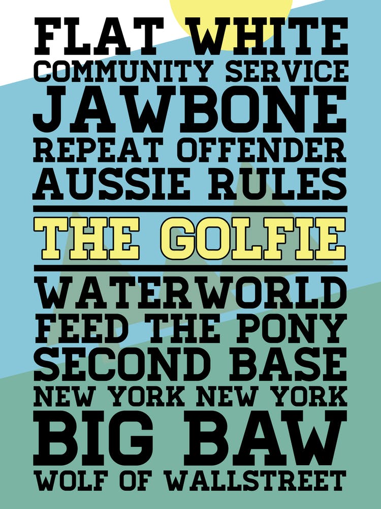 The Golfie MTB Trail Print | Scottish MTB Trails Print | Mountain Biking Print