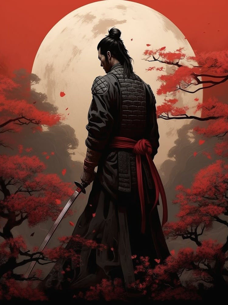Japanese Samurai Illustration 15