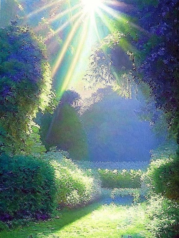 Powis Castle Gardens, 1, United Kingdom Classic Painting