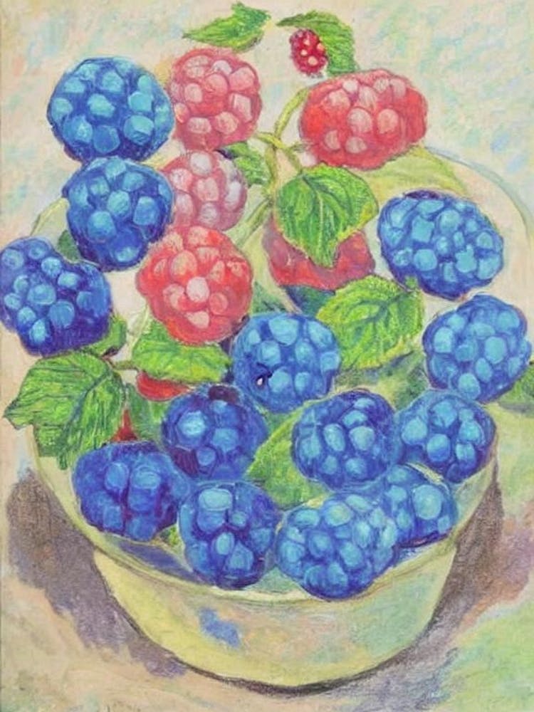 Framboise Esquisse Vintage Fruit