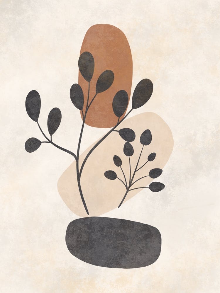 Abstract Tree Canvas Print