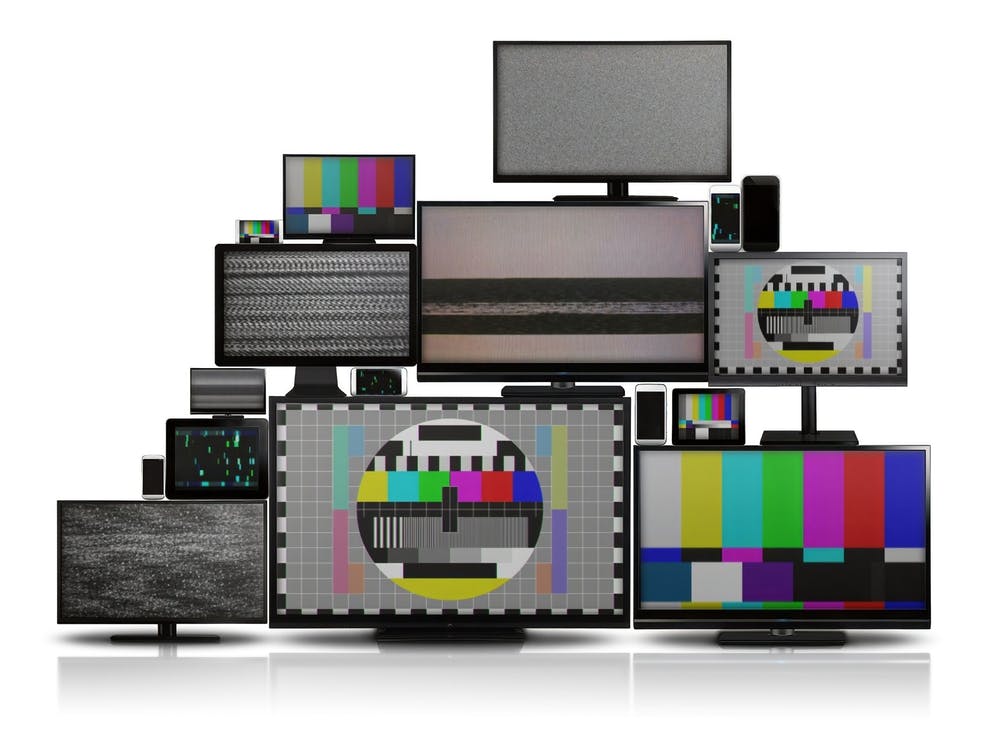 Many Different Types Of Screens With No Signal