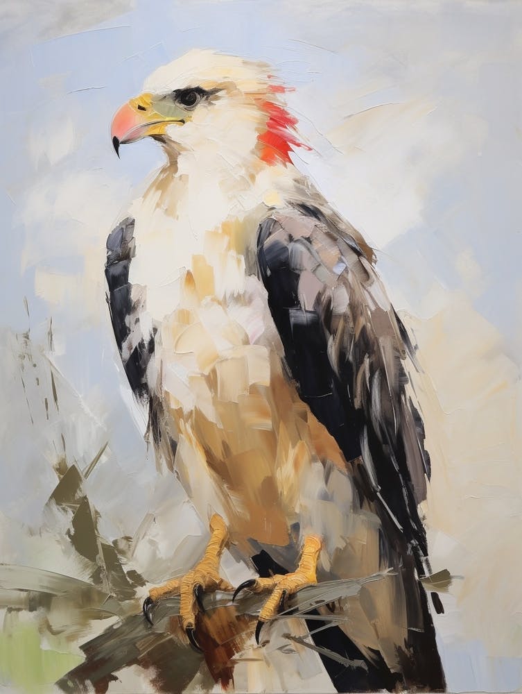Bird Painting Crested Caracara 3