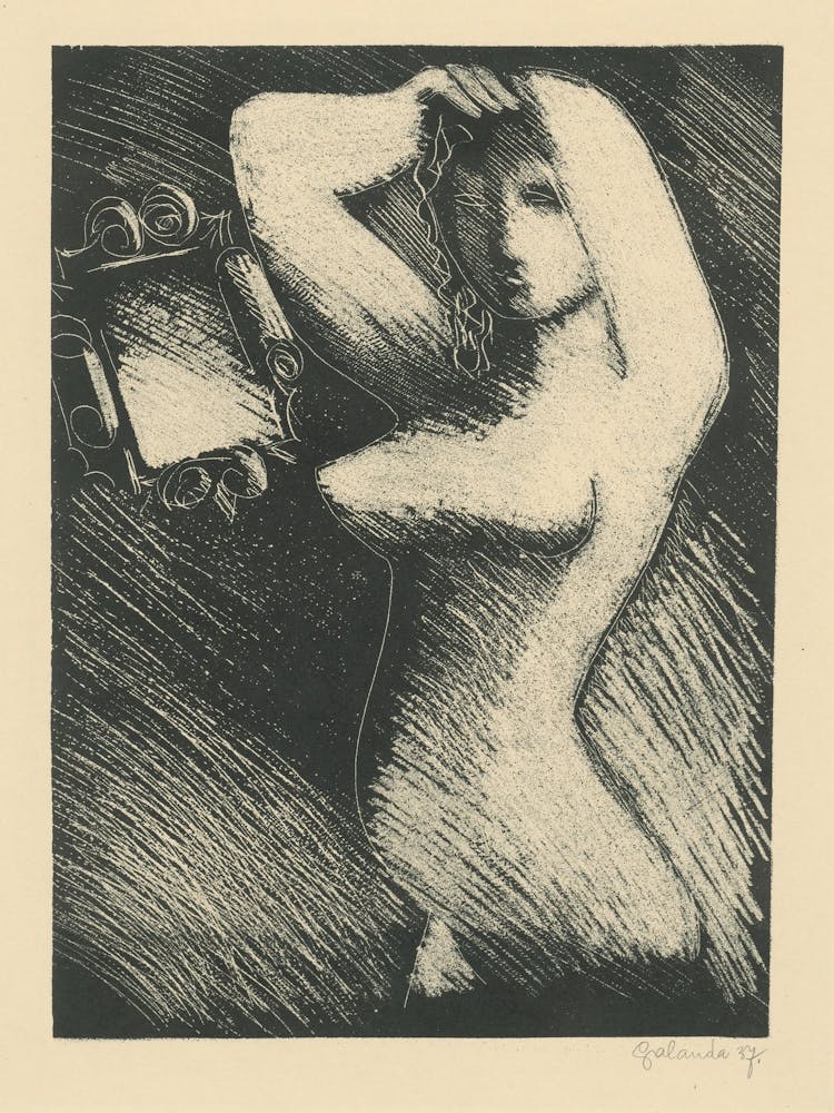 Woman In Front Of The Mirror, Mikuláš Galanda