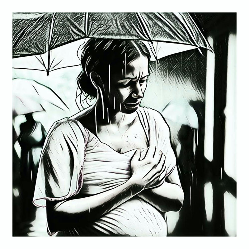 Woman In The Rain