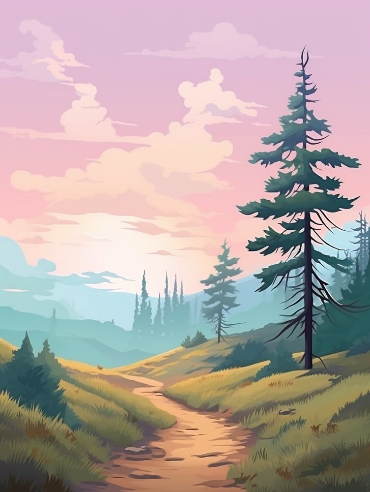 West Coast Trail Canada 1 Hike Illustration