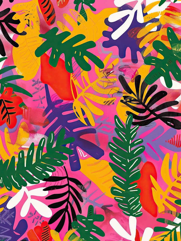 Vibrant Whispers Matisse Style