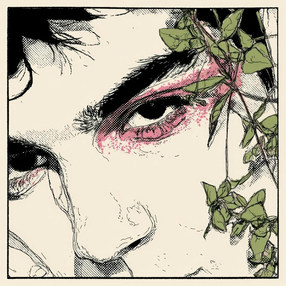 Girl With Pink Eyes 2