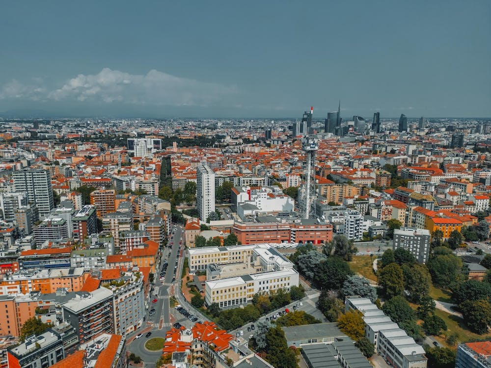 Panoramic view of the Italian metropolis