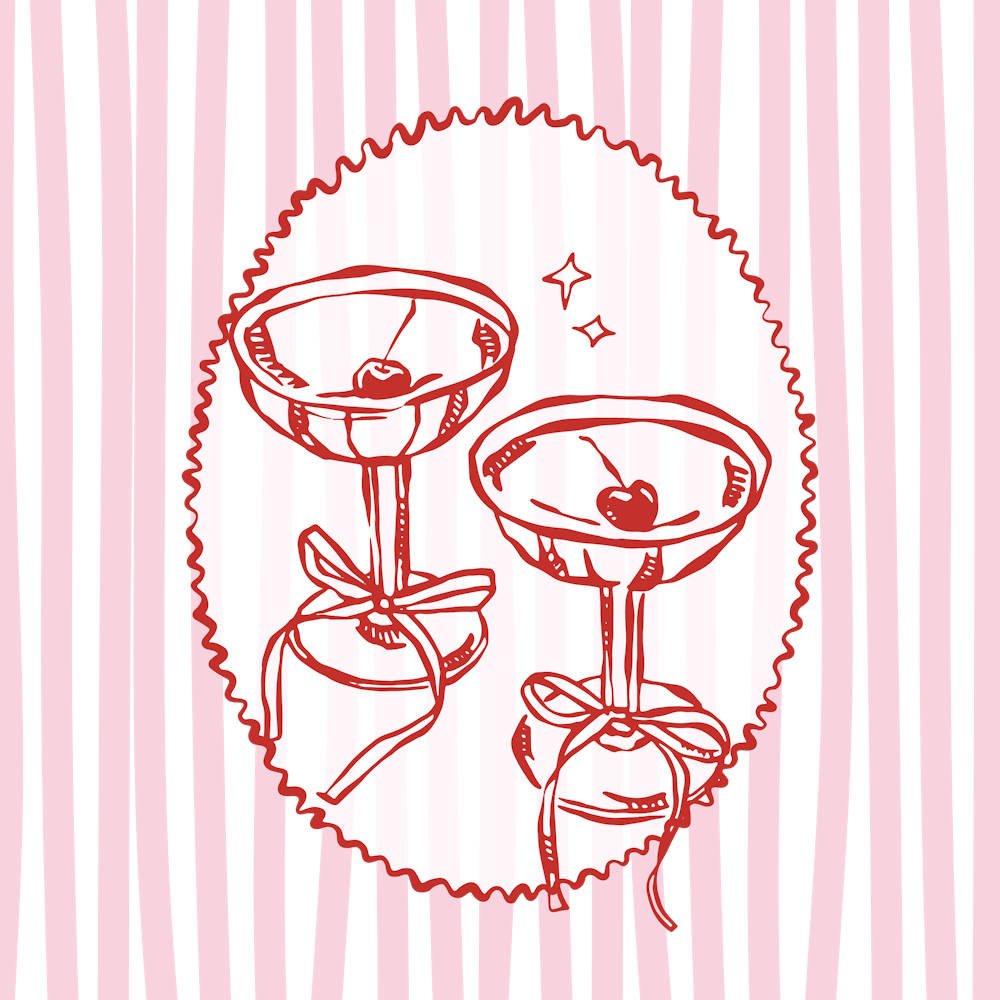 Cherry Cocktail Glasses