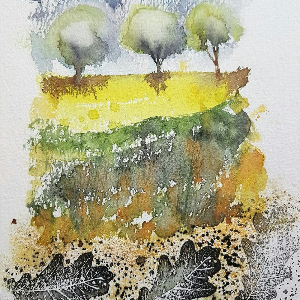Three Trees In A Field