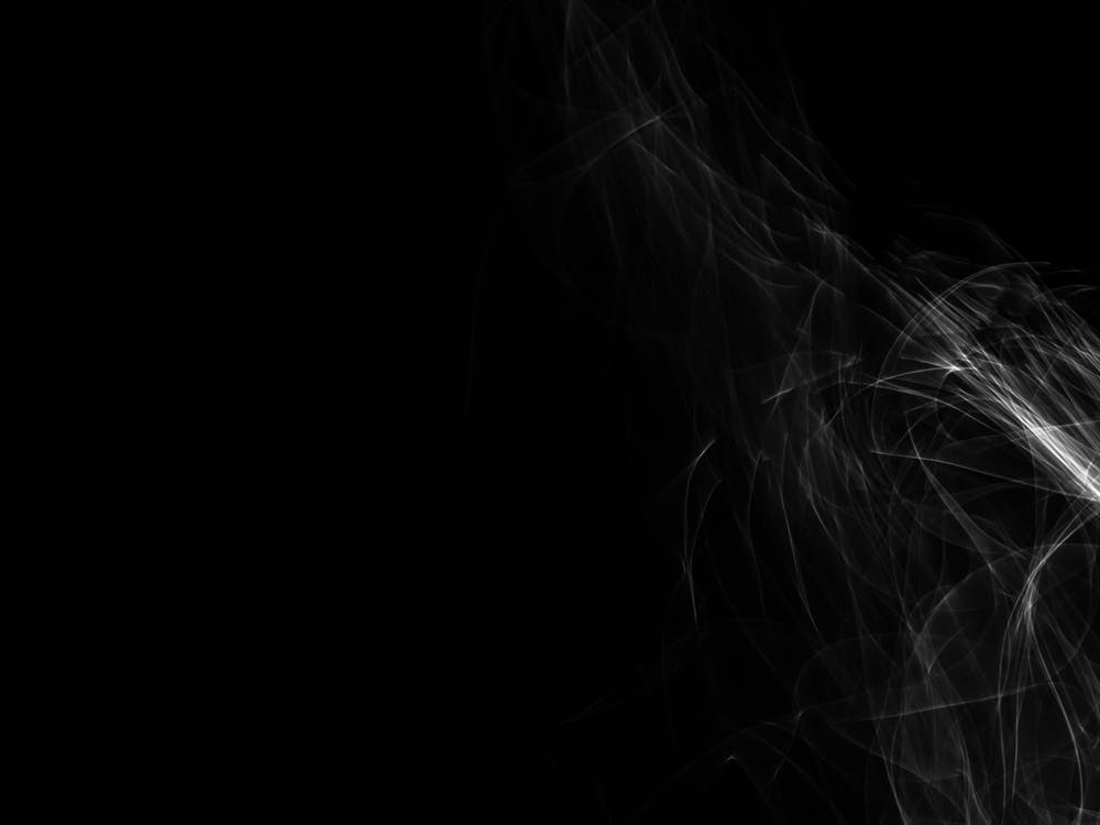 Glowing Abstract Curved Black And White Lines 8