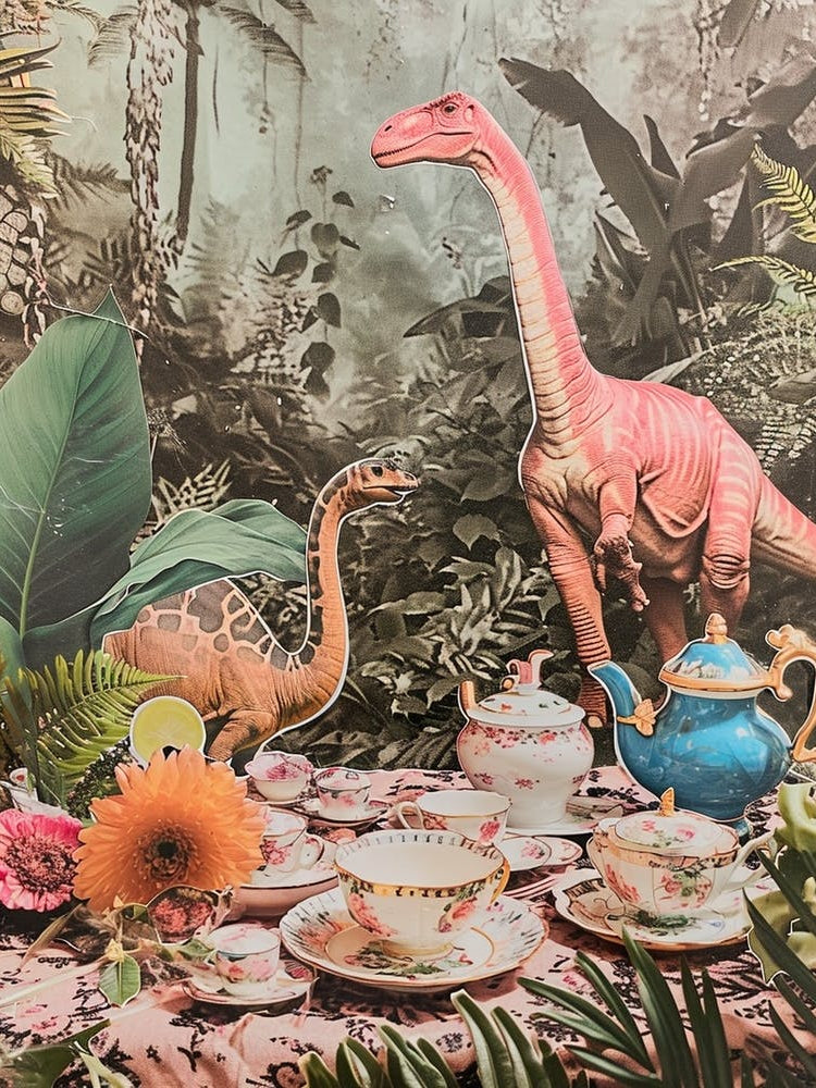 Kitsch Dinosaur Tea Party 1