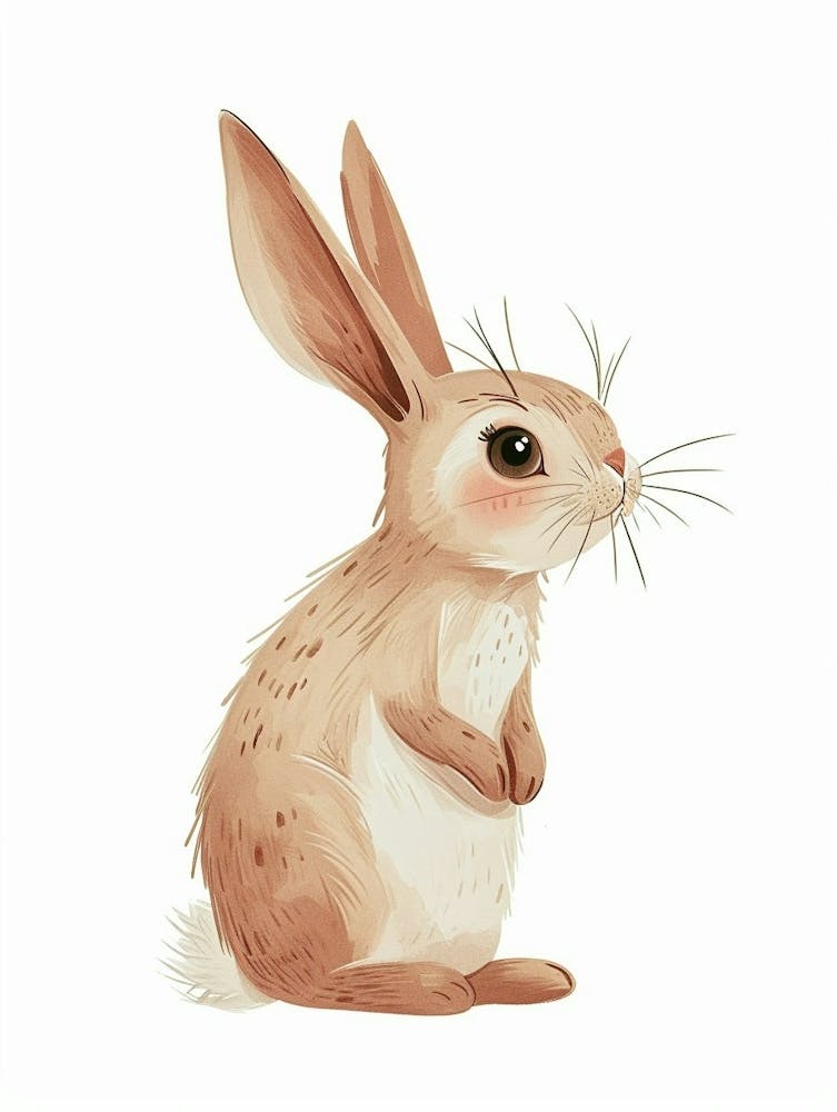 Illustration Lapin Mini Rex Pour Enfants 1