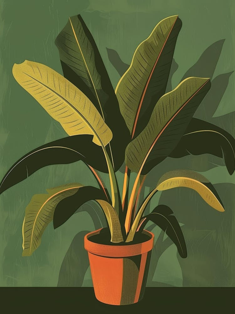 Banana Plant In A Pot 4