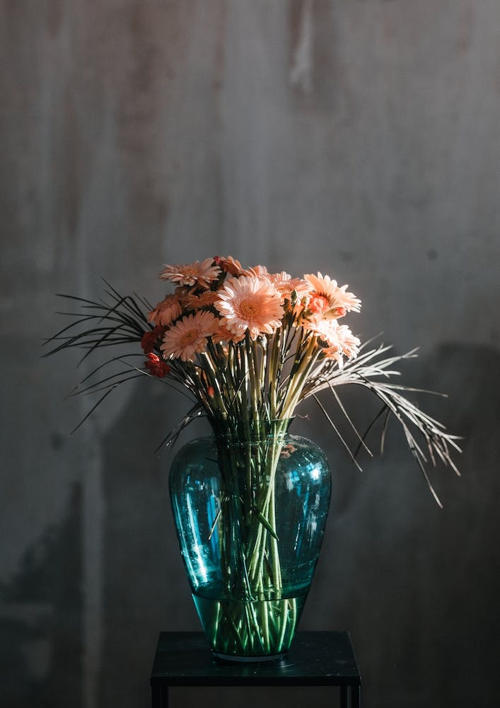 Decorative Dark Bouquet Of Flowers