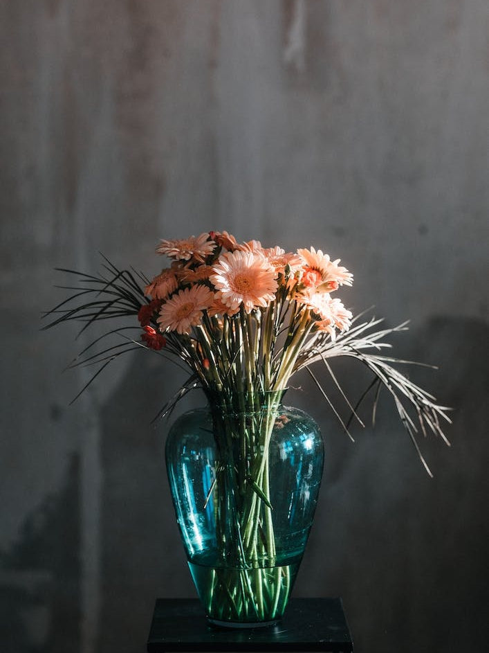 Decorative Dark Bouquet Of Flowers
