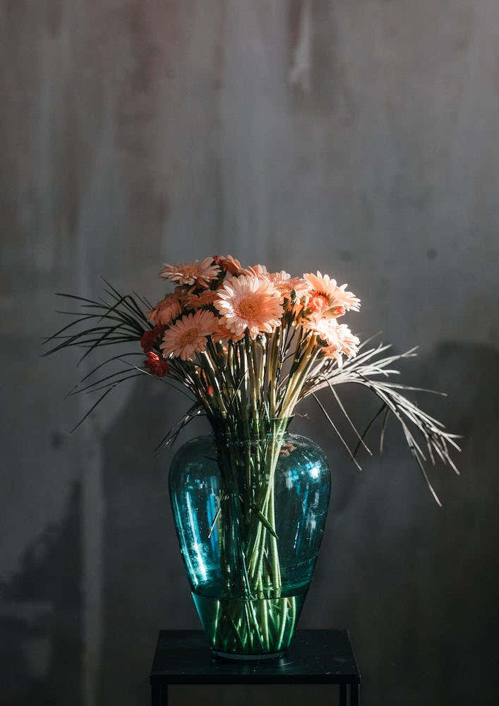 Decorative Dark Bouquet Of Flowers