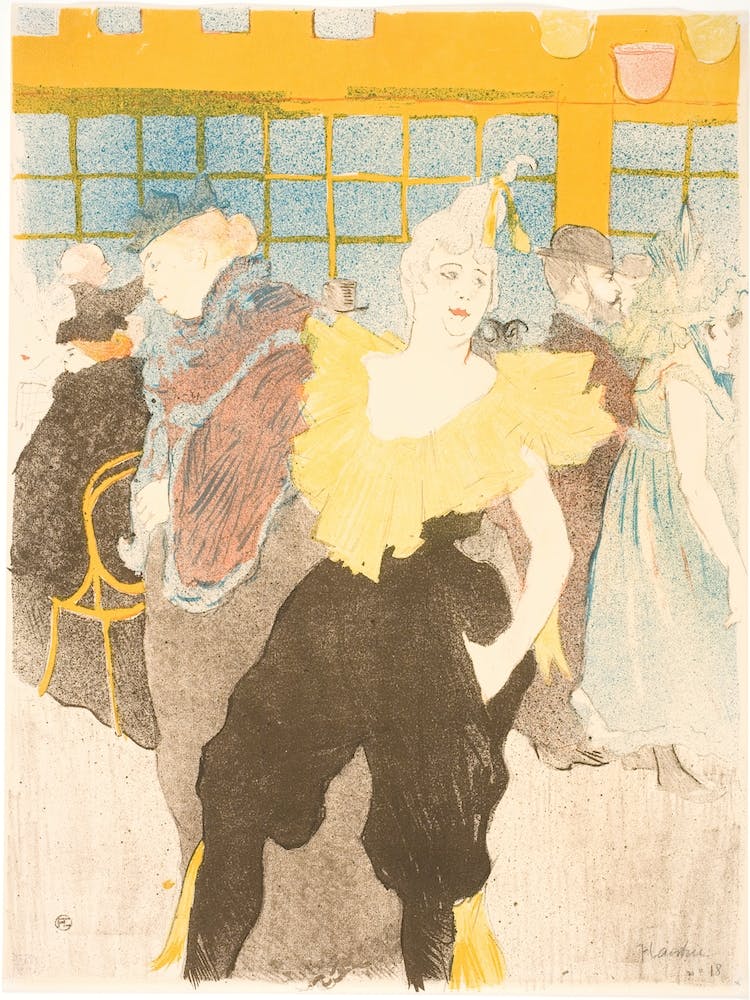 La Clownesse Au Moulin Rouge, Henri de Toulouse-Lautrec
