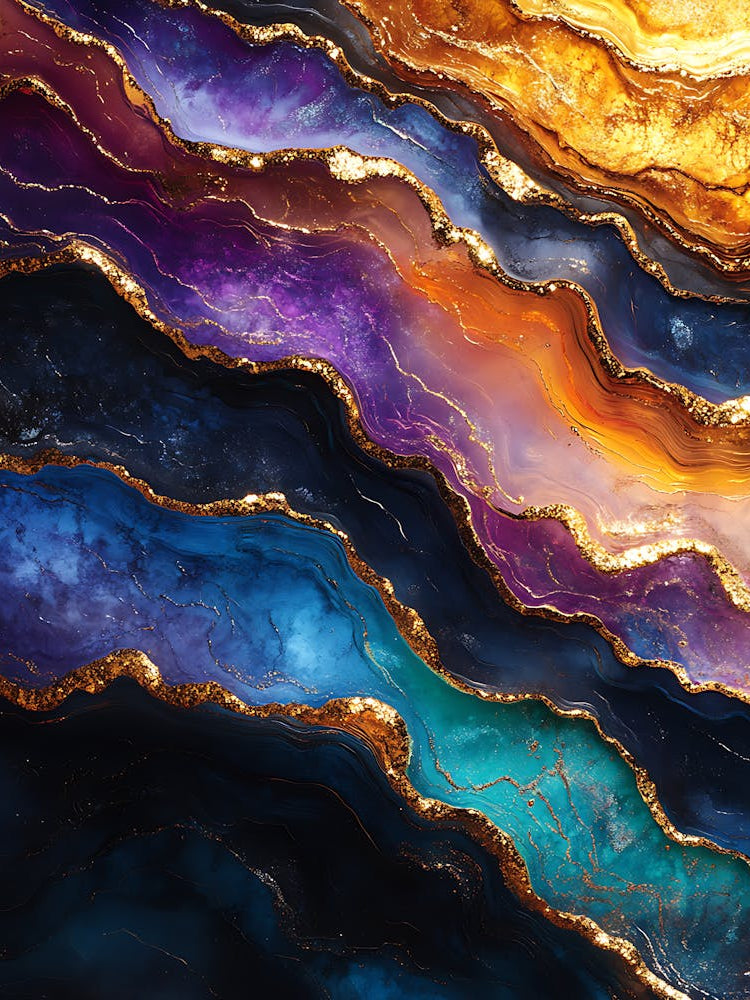 Stunning Whimsical Marble 11