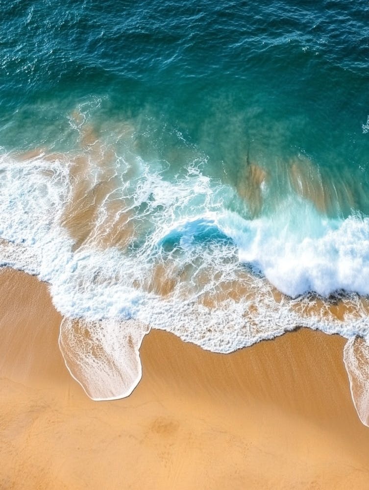 Aerial View Of A Beach 25