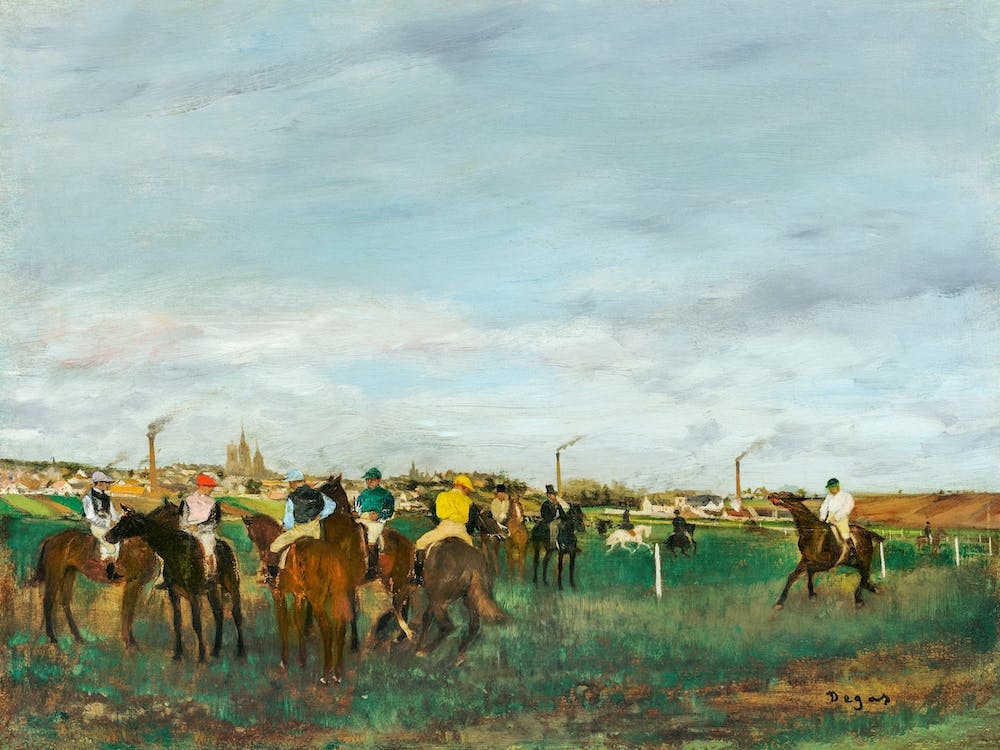 The Races, Edgar Degas