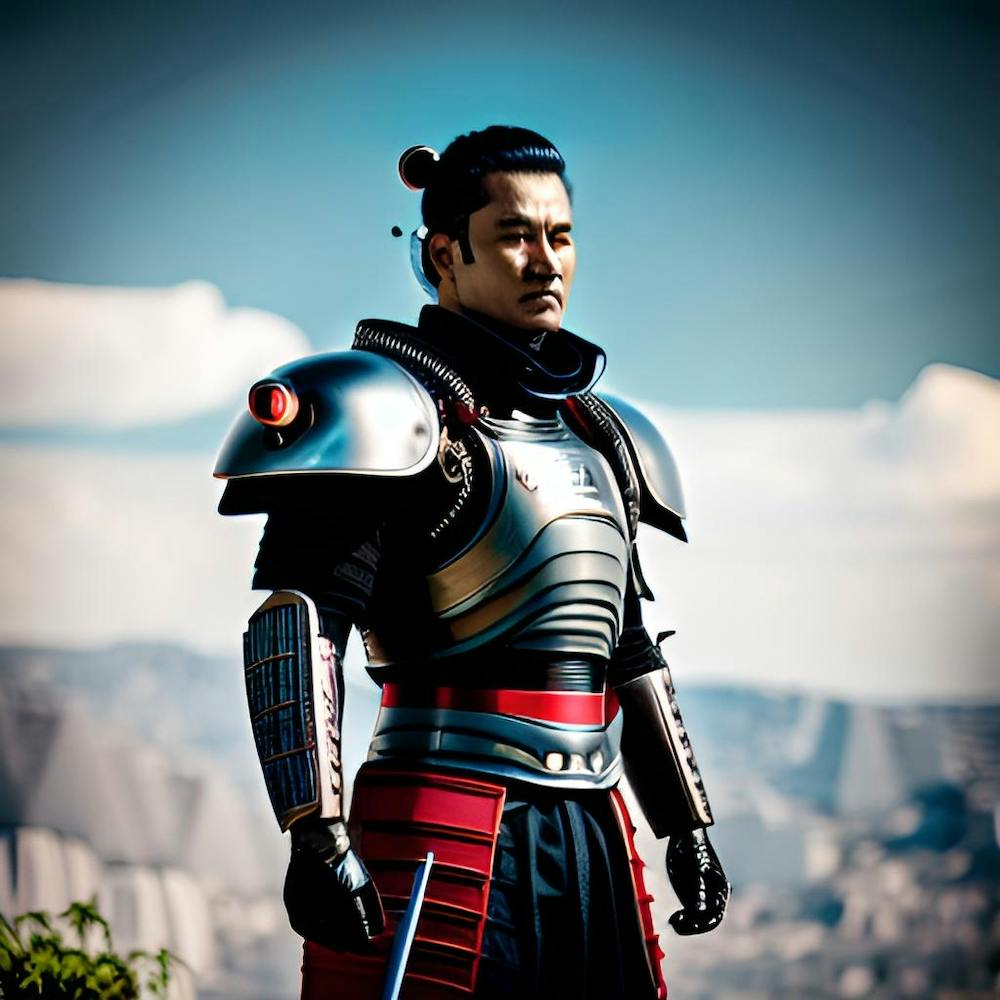 Future realistic samurai