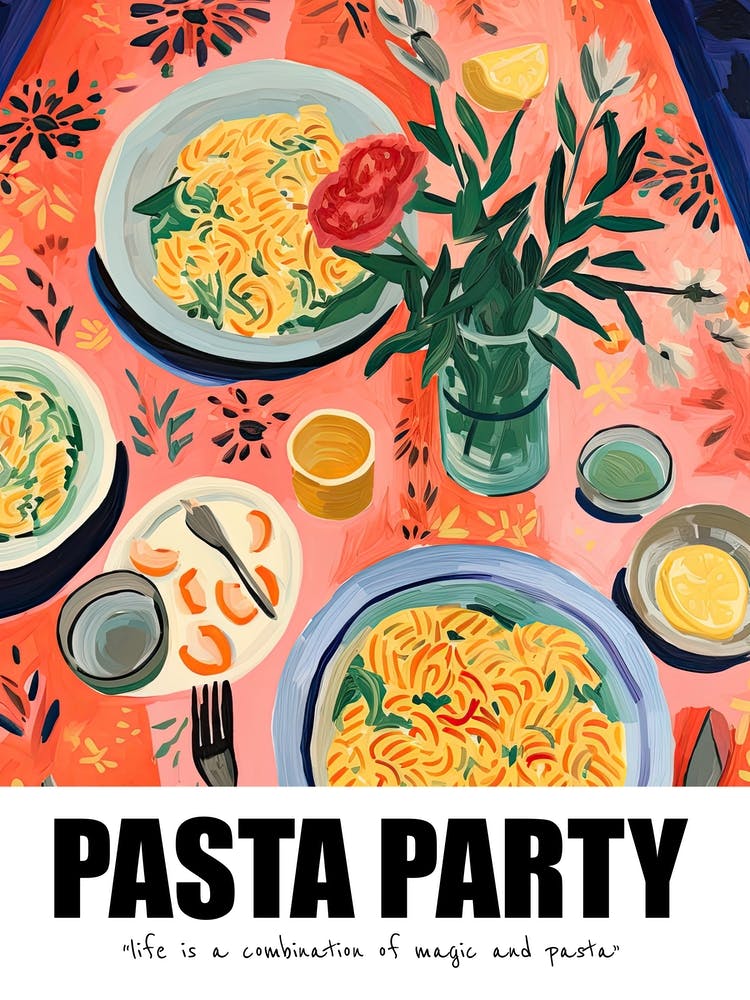 Pasta Party, Matisse Inspired 02
