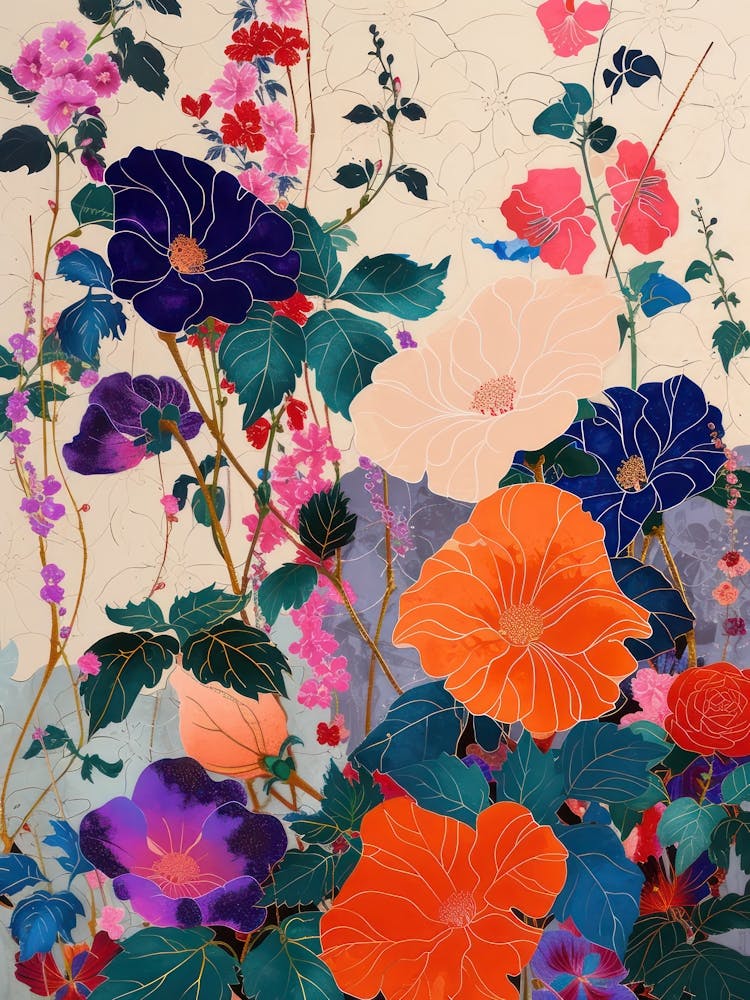 Great Japan Hokusai Japanische Blumen 21