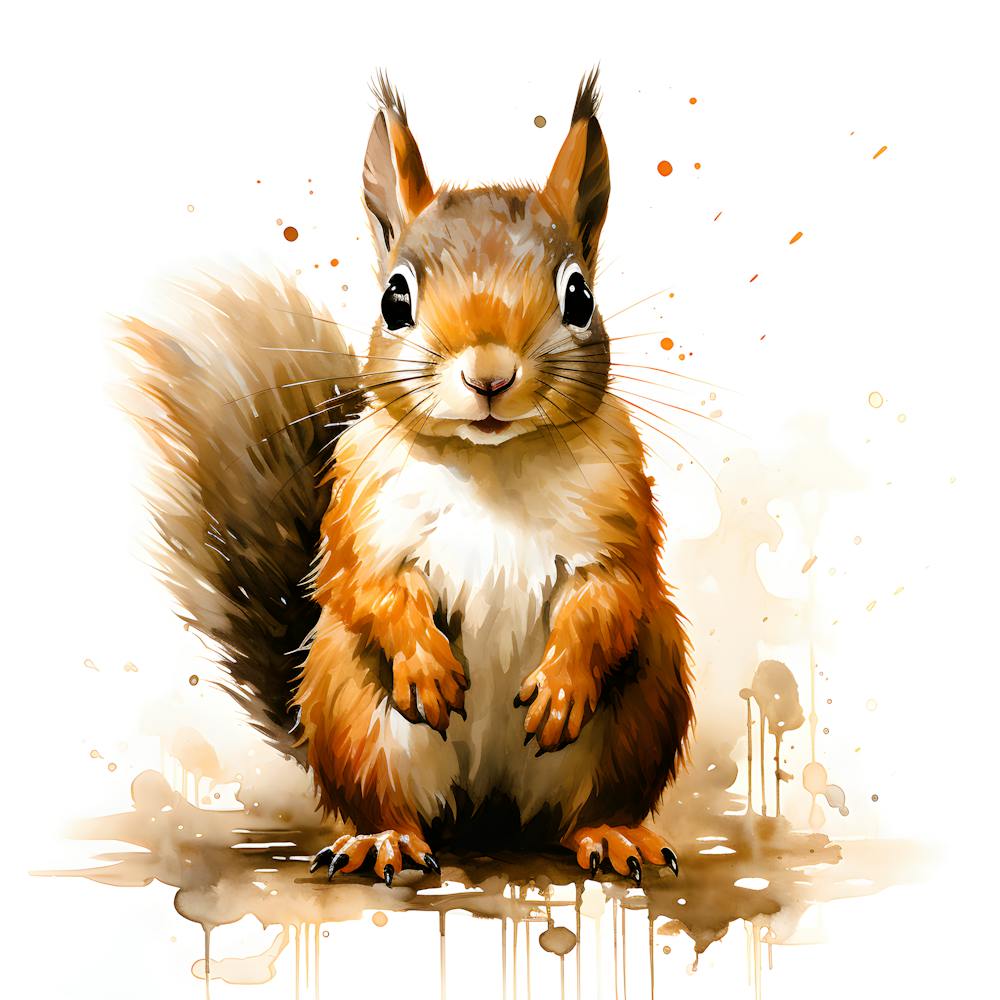Squirrel Painting