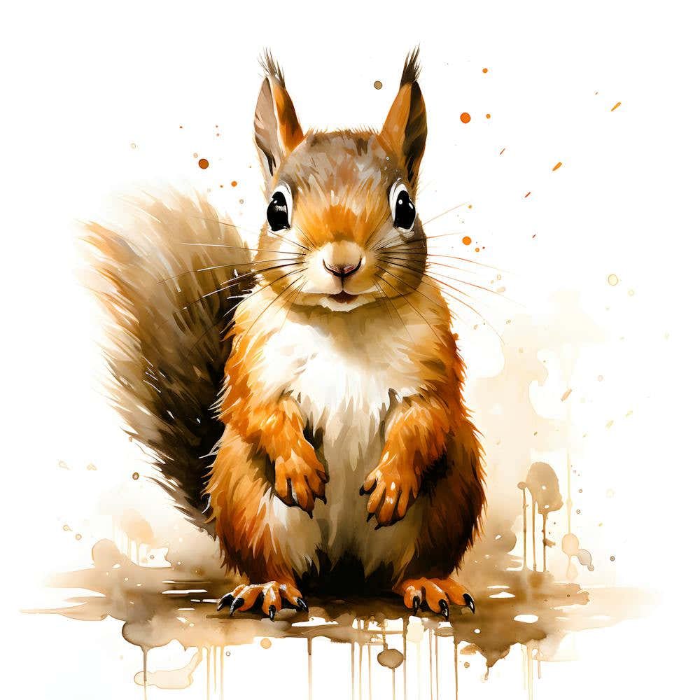 Squirrel Painting