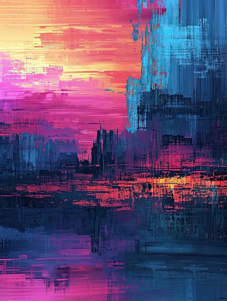 Abstract Painting 56| Pixel Art Series