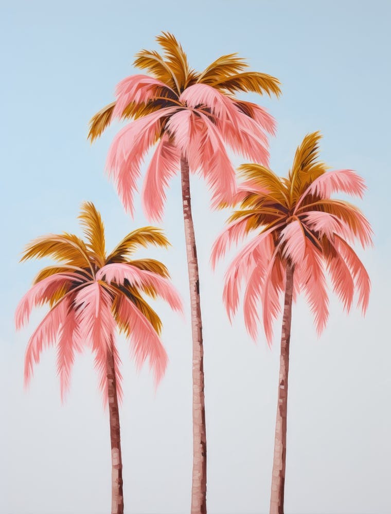 Pink Palm Trees