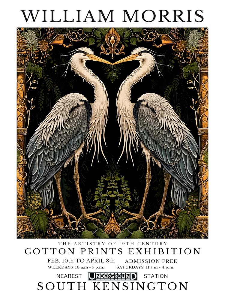 William Morris Cotton Prints Exhibition 72