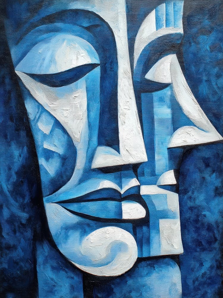 Abstract Of Two Faces