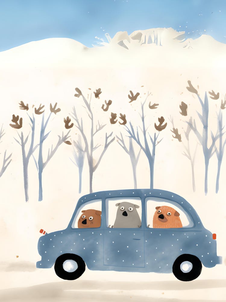 Car In The Snow