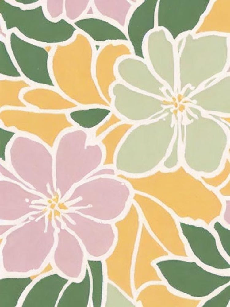Lilac Pastel Floral 1 Flower