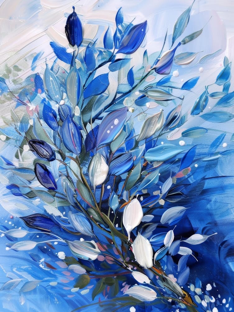 Blue Flowers 85