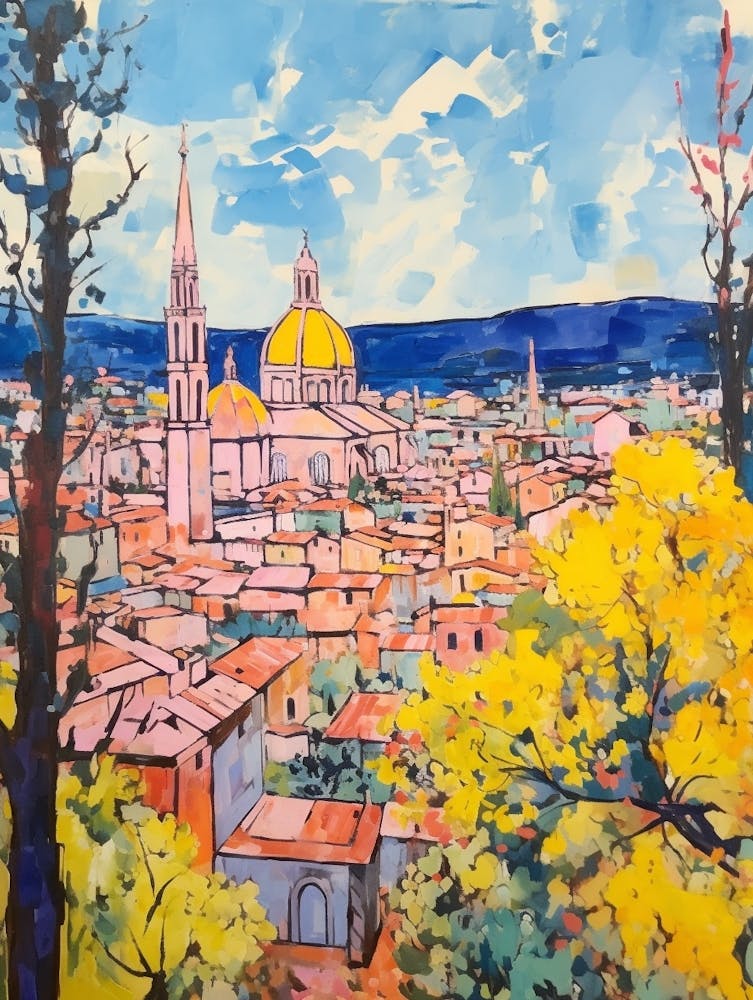 Siena Italy 3 Fauvist Painting