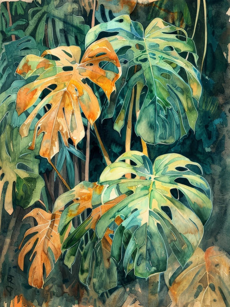 Monstera Leaves 4