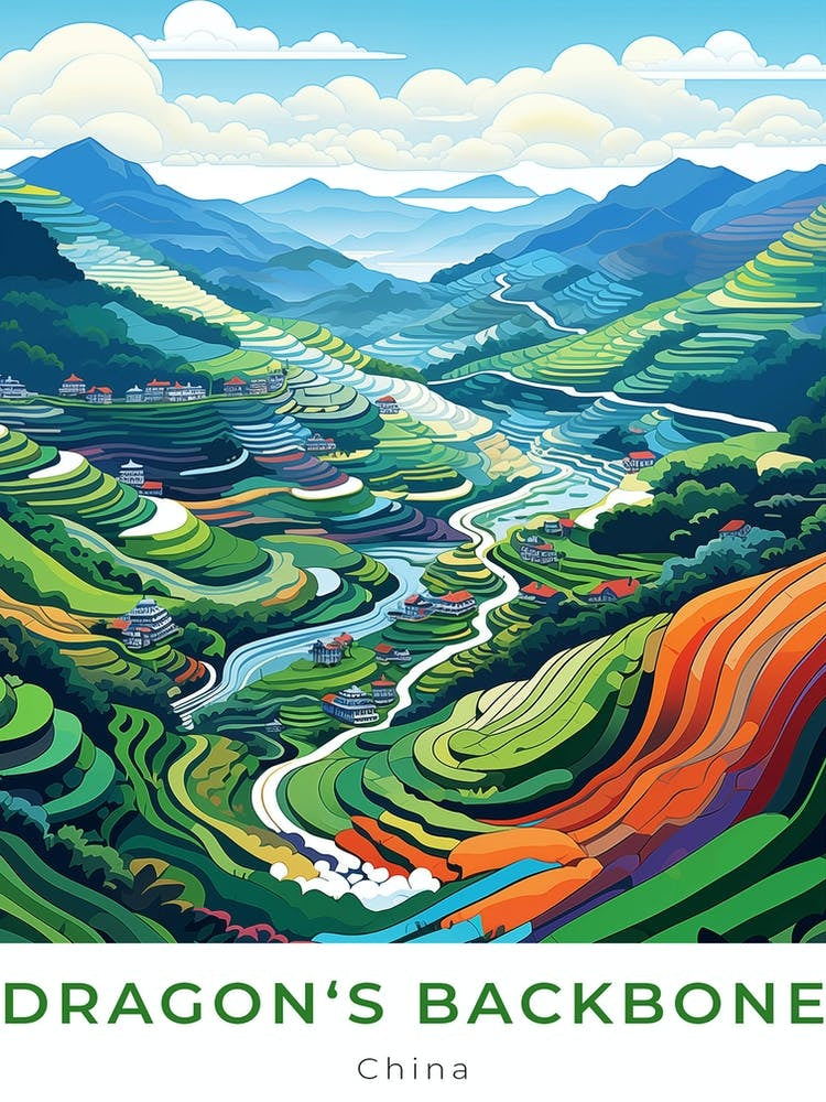 China Dragon S Backbone Travel