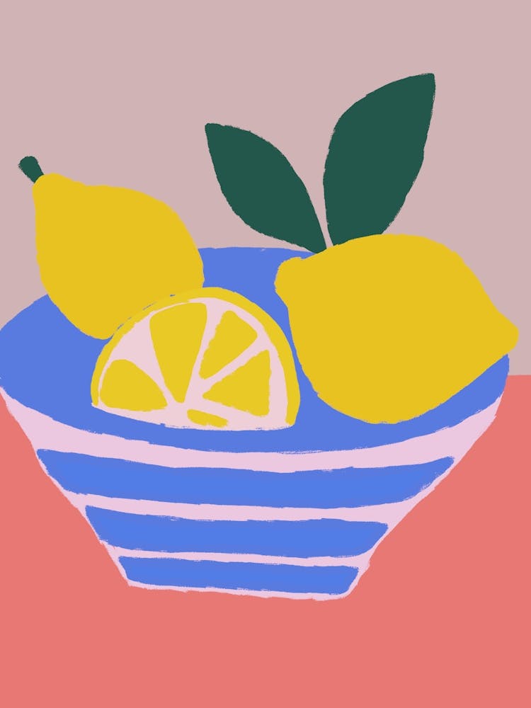 Lemons In A Bowl