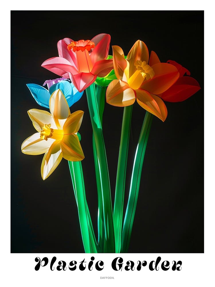 Helles aufblasbares Blumen-Poster Narzisse 1