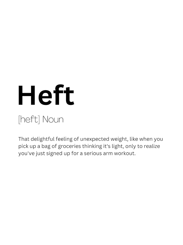 Heft Definition Meaning 1