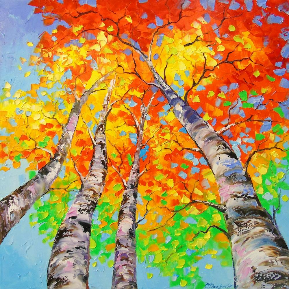 Heavenly Birches